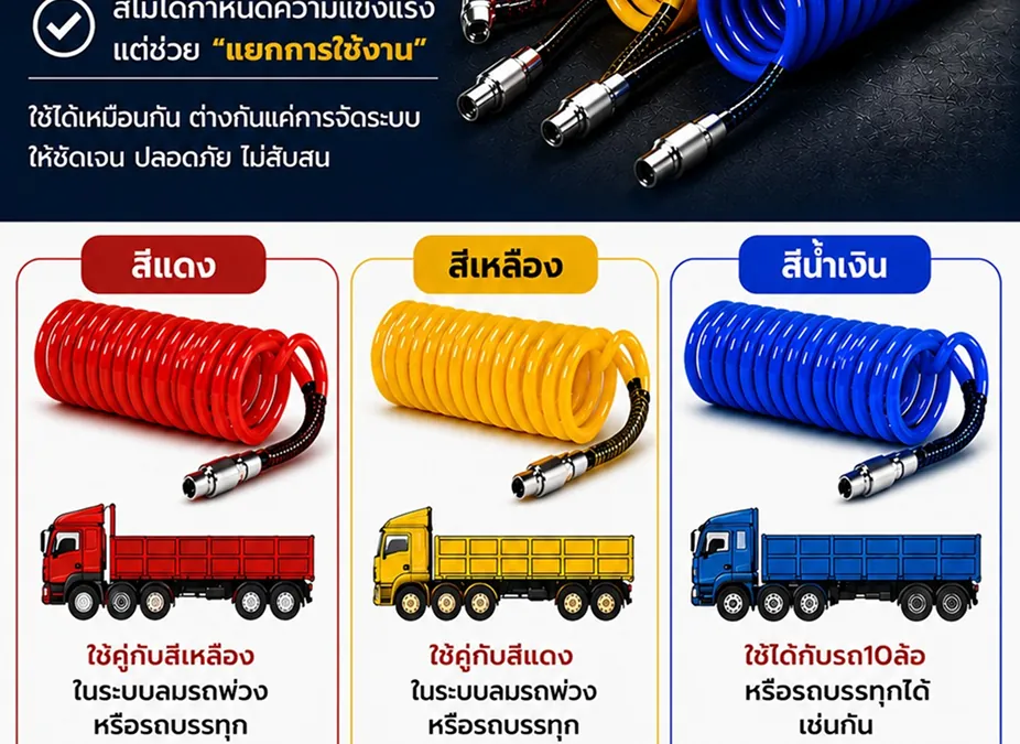 สีของสายลมคอยล์สปริง