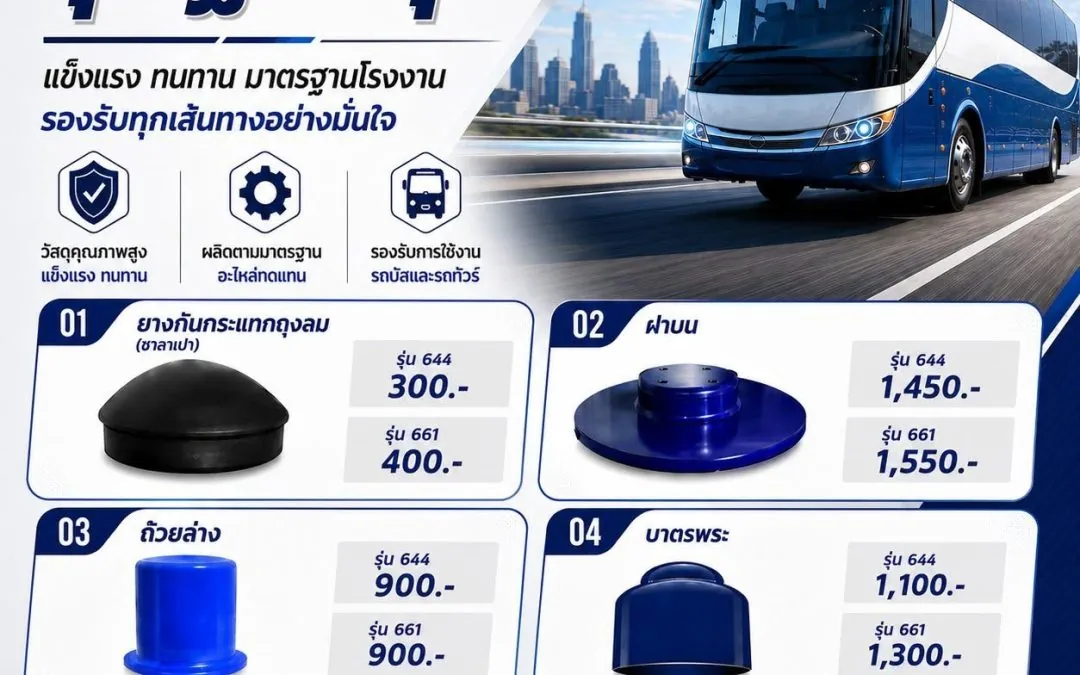 ชุดฐานถุงลม P&W รุ่น 644 และ 661 แข็งแรง ทนทาน พร้อมใช้งาน